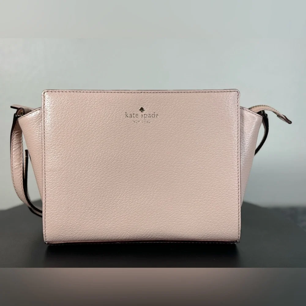 Kate Spade Grand Street Hayden Pink Leather Crossbody - Picture 2 of 16